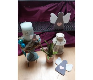 Stickserie ITH - Engel Steckerfigur & Anhänger